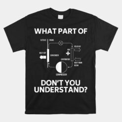 What Part Don't You Understand Funny HVAC Tech Technician Unisex T-Shirt