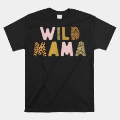 Wild One Mama Two Wild Birthday Outfit Zoo Birthday Unisex T-Shirt