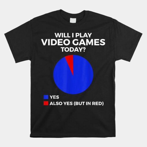 Will I Play Video Games Today Unisex T-Shirt