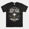 Wow Healer I Can't Keep Calm I'm Healing Gaming Unisex T-Shirt