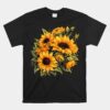 Yellow Sunflowers Cute Summer Flowers Floral Positivity Unisex T-Shirt