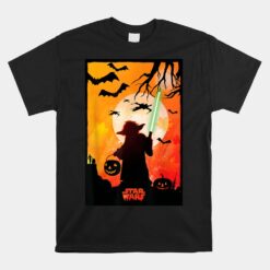 Yoda Silhouette Halloween Unisex T-Shirt